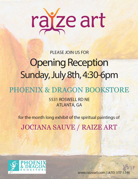REMINDER: 1 WEEK UNTIL MY ART OPENING ON SUNDAY, JULY 8TH!