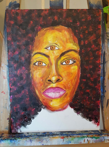 New Third Eye Painting in Progress