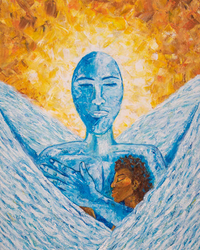 Angel Support I Painting - Print on Canvas
