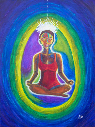 Aura Goddess Painting - Print