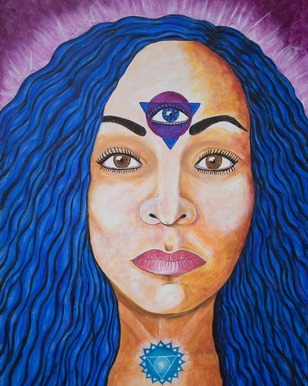 Aura Chakra Self-Portrait Painting - Print – Raize Art