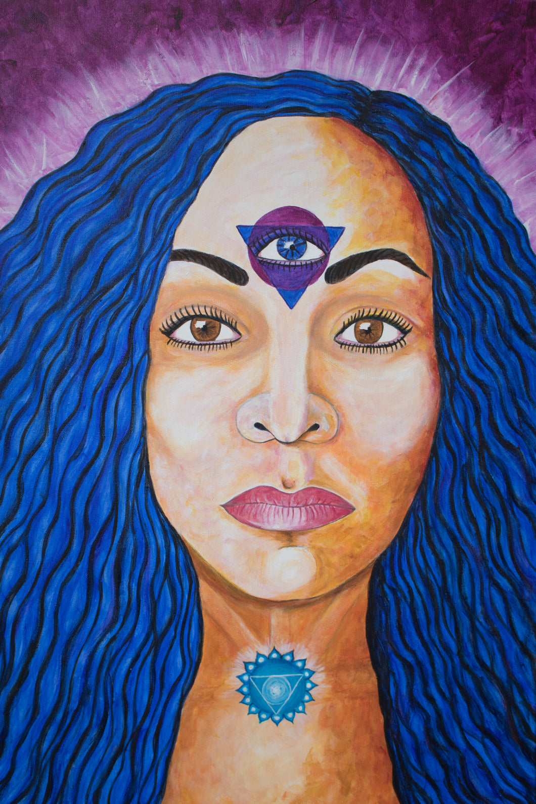 Aura Chakra Self-Portrait Painting - Print – Raize Art