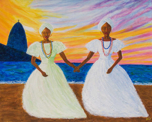 Baiana Rio Sisters Painting - Print on Canvas