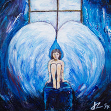 Blue Angel Painting - Print