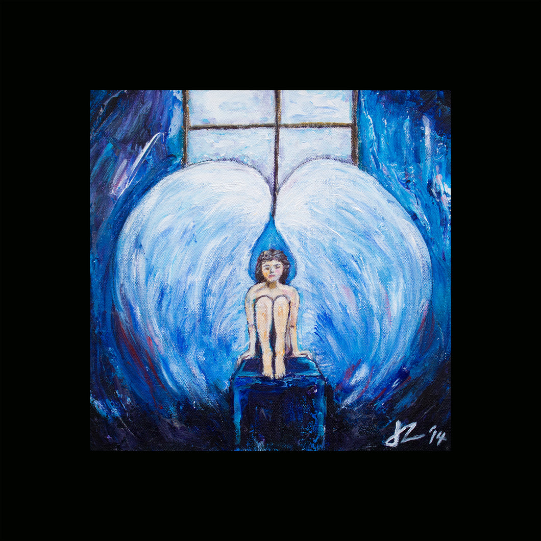Blue Angel Painting - Print on Canvas