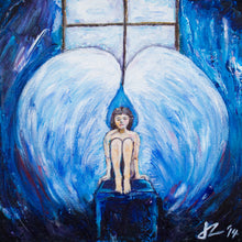 Blue Angel Painting - Print