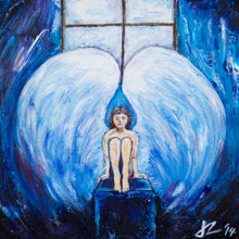 Blue Angel Painting - Print