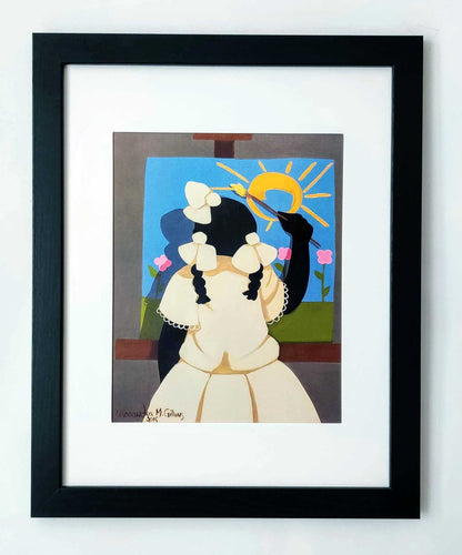 I Will Be an Artist by Cassandra Gillens - Framed Print 11x14