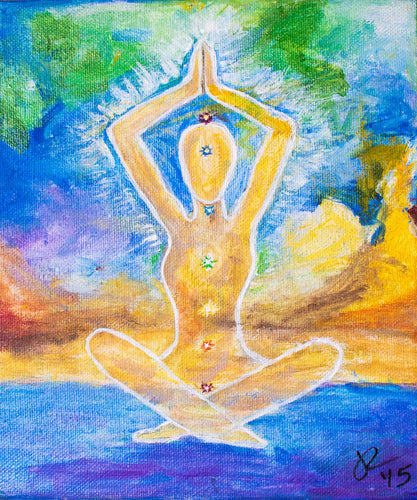 Chakras Painting - Print on Canvas