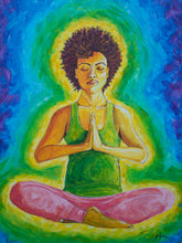 Meditation Woman Painting - Print