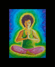 Meditation Woman Painting - Print on Canvas