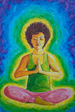 Meditation Woman Painting - Print