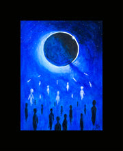 Solar Eclipse 2017 I Painting - Print on Canvas